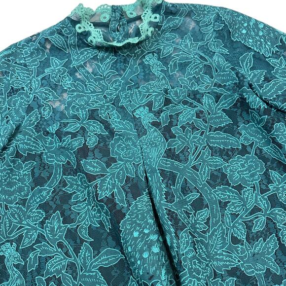 Anthropologie HD Lace Meadows Blouse - Picture 3 of 9